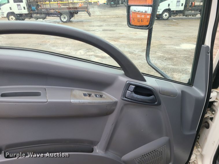 image for item LH9958 2018 Isuzu NPR  flatbed truck