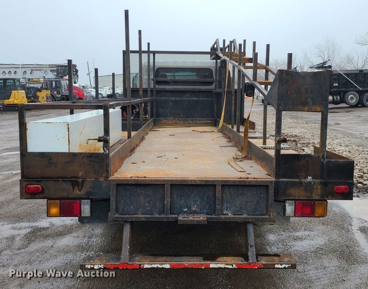 image for item LH9959 2017 Isuzu NPR  flatbed truck