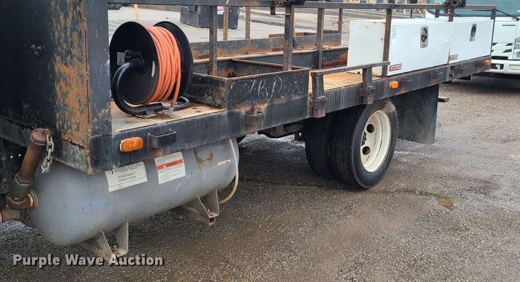 image for item LH9959 2017 Isuzu NPR  flatbed truck