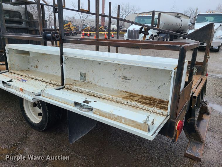 image for item LH9959 2017 Isuzu NPR  flatbed truck