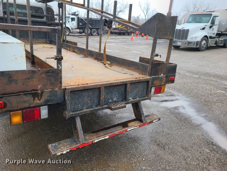 image for item LH9959 2017 Isuzu NPR  flatbed truck