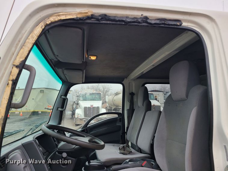 image for item LH9959 2017 Isuzu NPR  flatbed truck