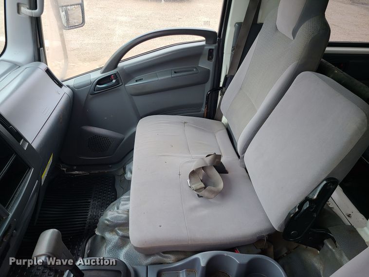 image for item LH9959 2017 Isuzu NPR  flatbed truck