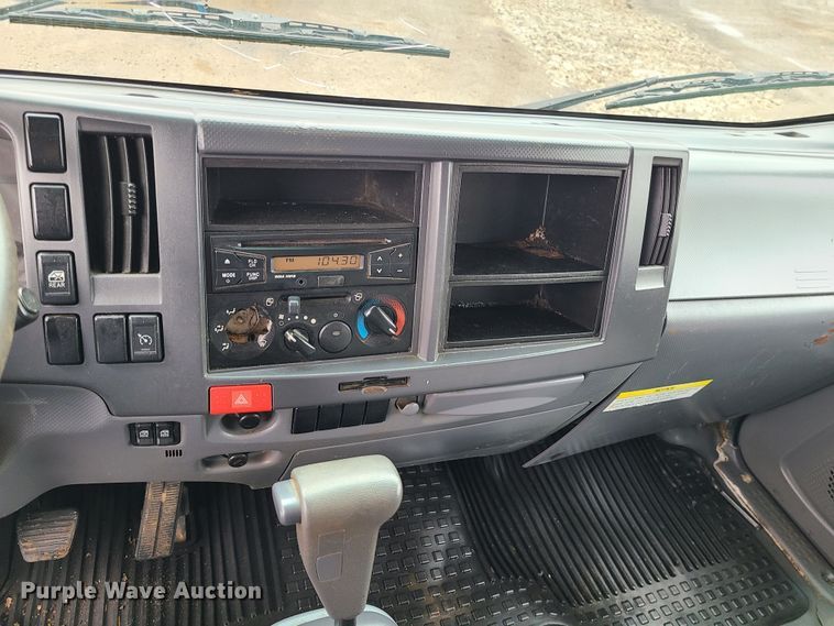 image for item LH9959 2017 Isuzu NPR  flatbed truck