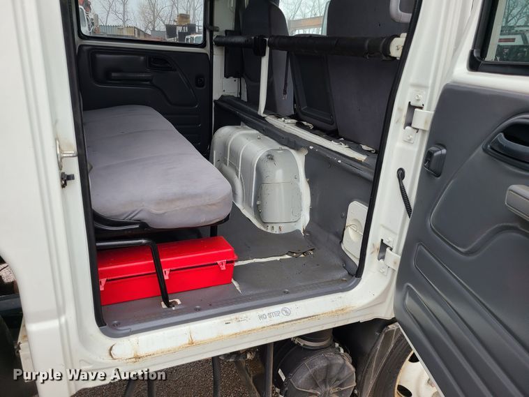 image for item LH9959 2017 Isuzu NPR  flatbed truck