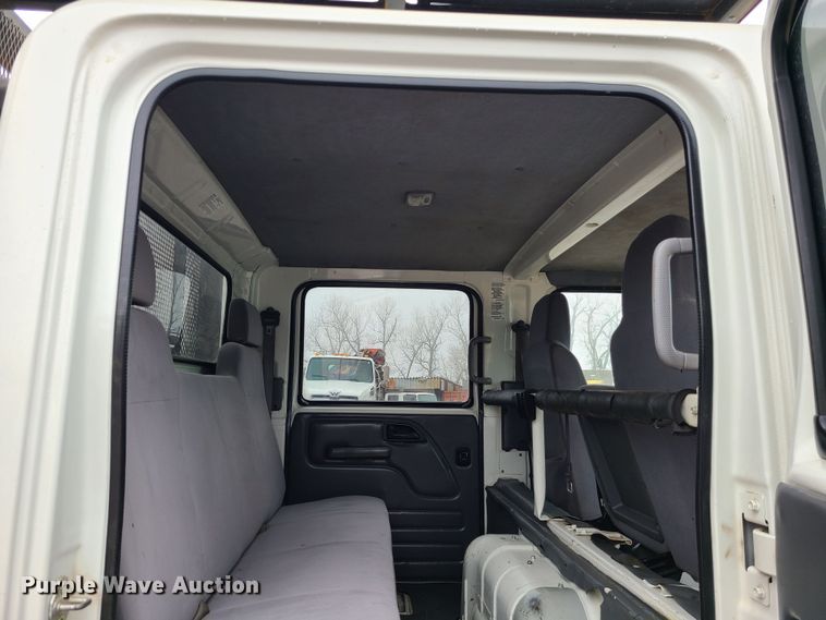 image for item LH9959 2017 Isuzu NPR  flatbed truck