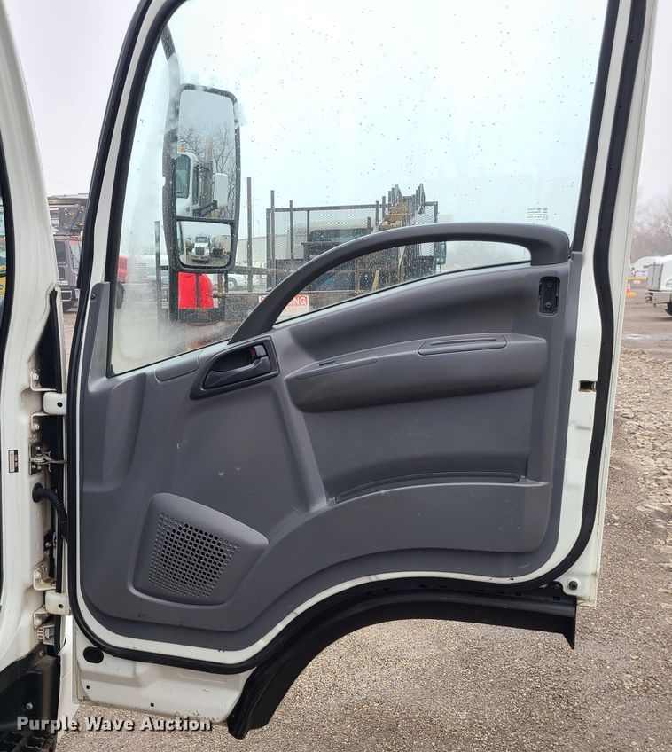 image for item LH9959 2017 Isuzu NPR  flatbed truck