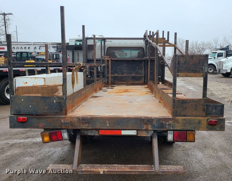 image for item LH9961 2016 Isuzu NPR  flatbed truck