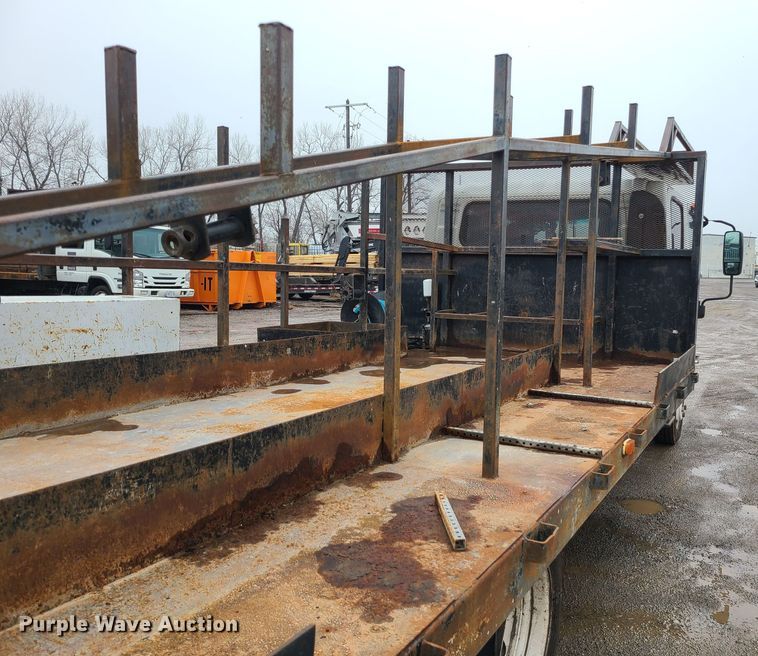 image for item LH9961 2016 Isuzu NPR  flatbed truck