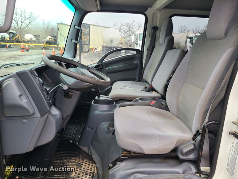 image for item LH9961 2016 Isuzu NPR  flatbed truck