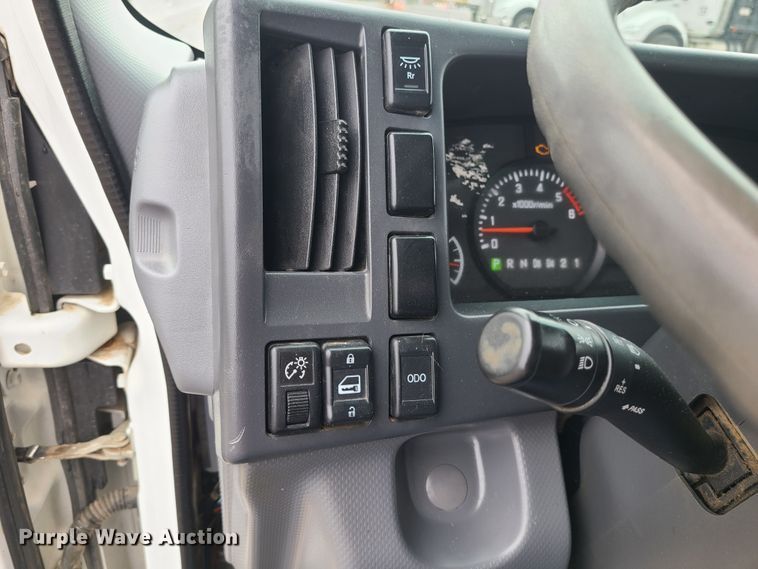 image for item LH9961 2016 Isuzu NPR  flatbed truck