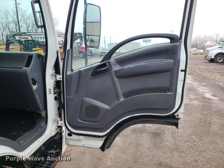 image for item LH9961 2016 Isuzu NPR  flatbed truck