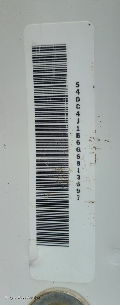 image for item LH9961 2016 Isuzu NPR  flatbed truck