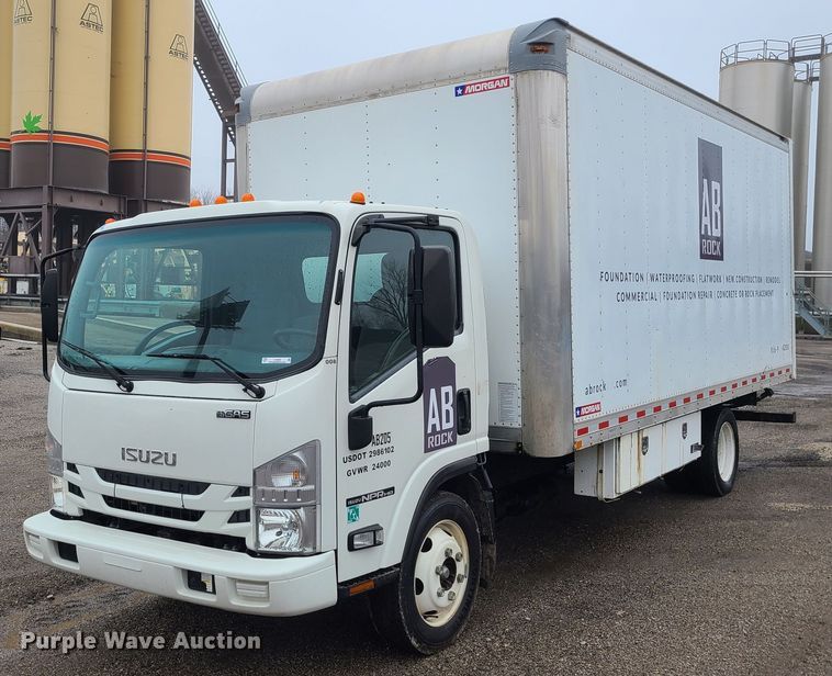 image for item LH9962 2018 Isuzu NPR  box truck