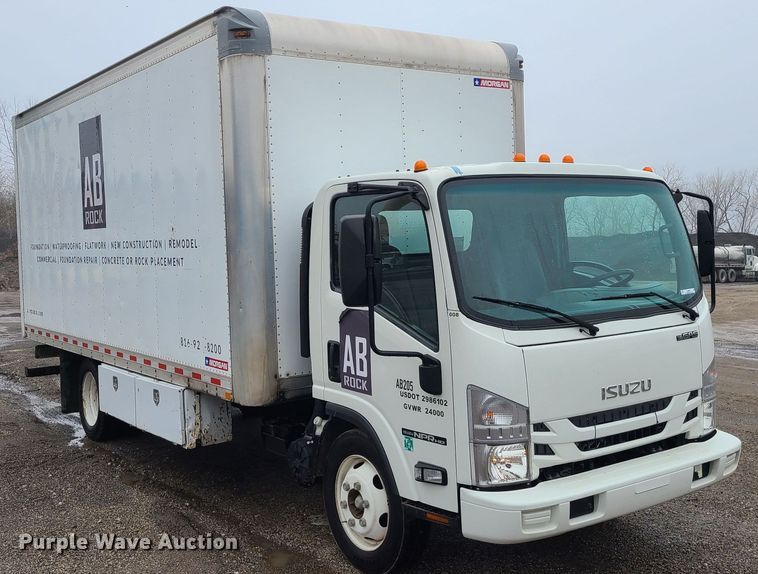 image for item LH9962 2018 Isuzu NPR  box truck