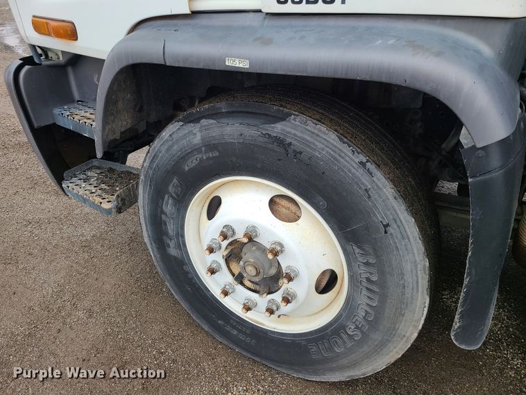 image for item LH9963 2002 GMC T7500  street sweeper truck