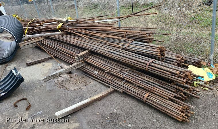 image for item LI9012 Approximately 360 20' L x 1" diameter rebar