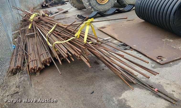 image for item LI9012 Approximately 360 20' L x 1" diameter rebar
