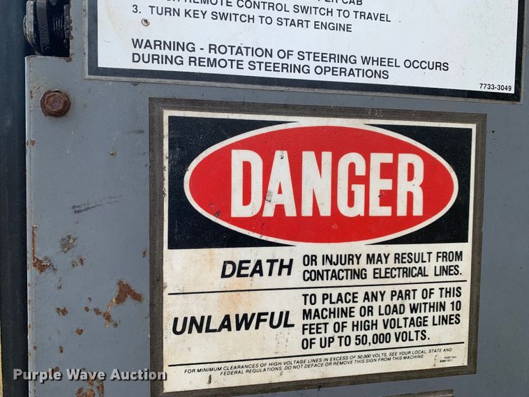 image for item LI9130 Gradall G3WD  wheeled excavator