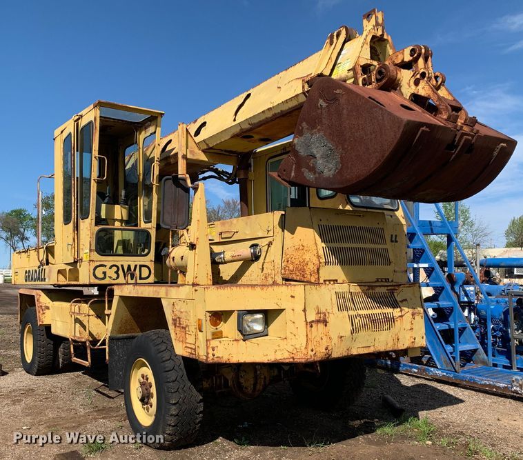 image for item LI9131 Gradall G3WD  wheeled excavator