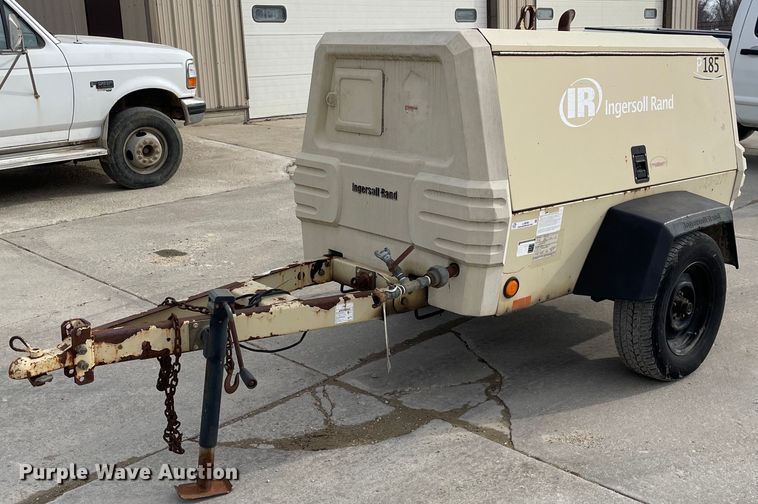 image for item LJ9566 2007 Ingersoll Rand P185WJD  air compressor