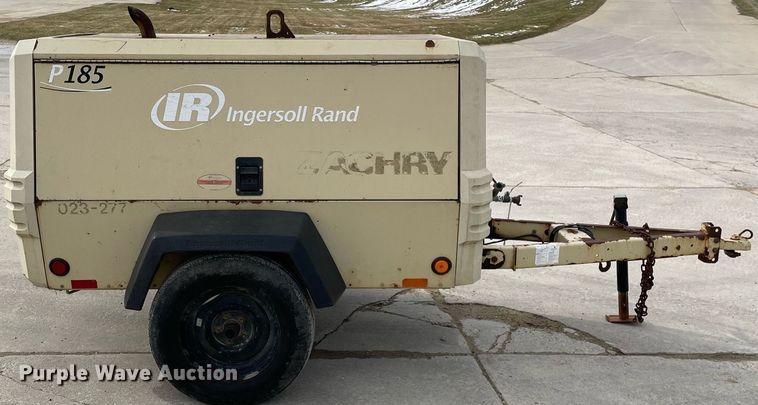 image for item LJ9566 2007 Ingersoll Rand P185WJD  air compressor