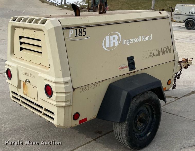 image for item LJ9566 2007 Ingersoll Rand P185WJD  air compressor