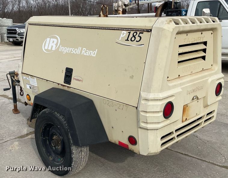 image for item LJ9566 2007 Ingersoll Rand P185WJD  air compressor