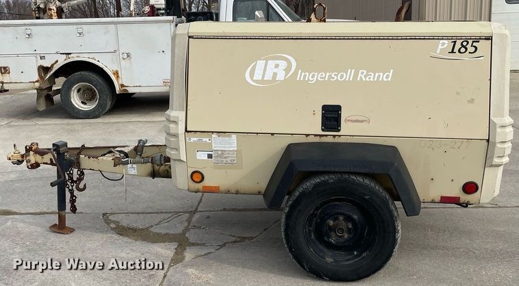 image for item LJ9566 2007 Ingersoll Rand P185WJD  air compressor