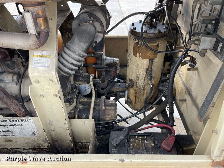 image for item LJ9566 2007 Ingersoll Rand P185WJD  air compressor