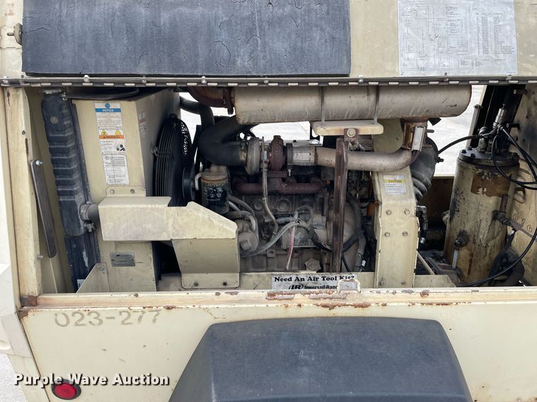 image for item LJ9566 2007 Ingersoll Rand P185WJD  air compressor