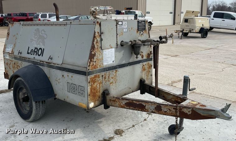 image for item LJ9567 1995 Leroi Q185DJ-E  air compressor