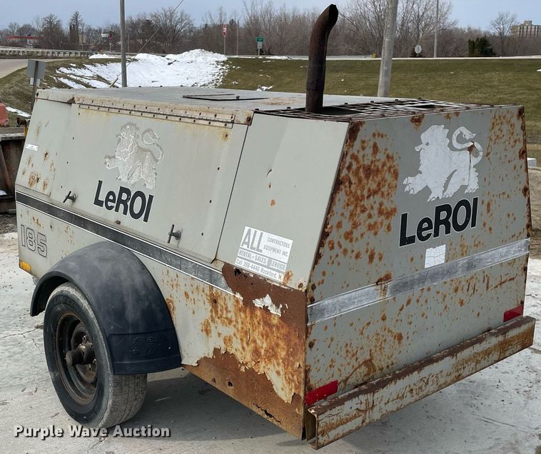 image for item LJ9567 1995 Leroi Q185DJ-E  air compressor