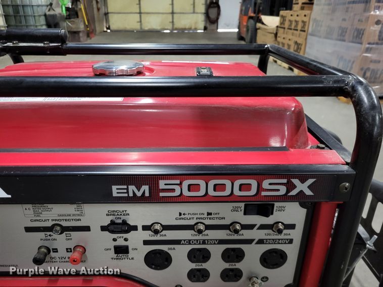 image for item LR9204 Honda EM 5000SX  generator
