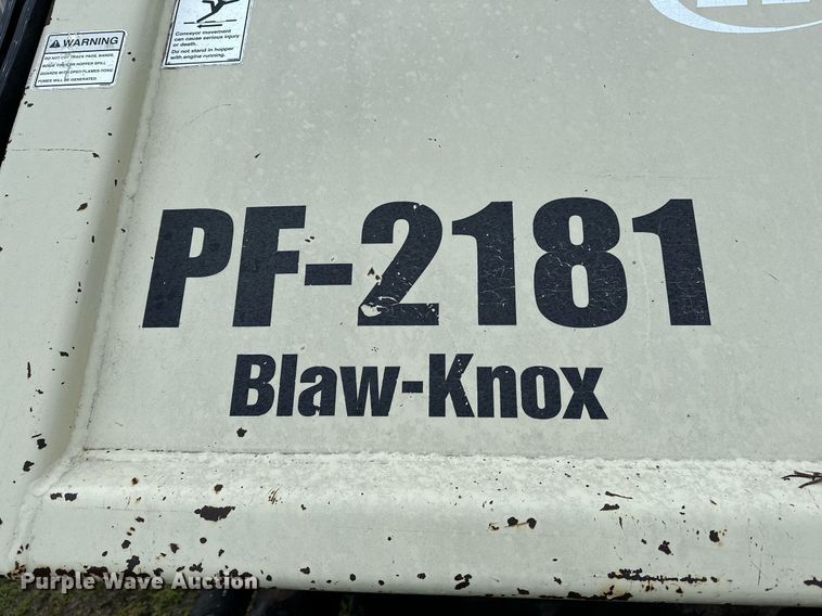 image for item LR9578 Ingersoll Rand PF-2181 Blaw-Knox  paver