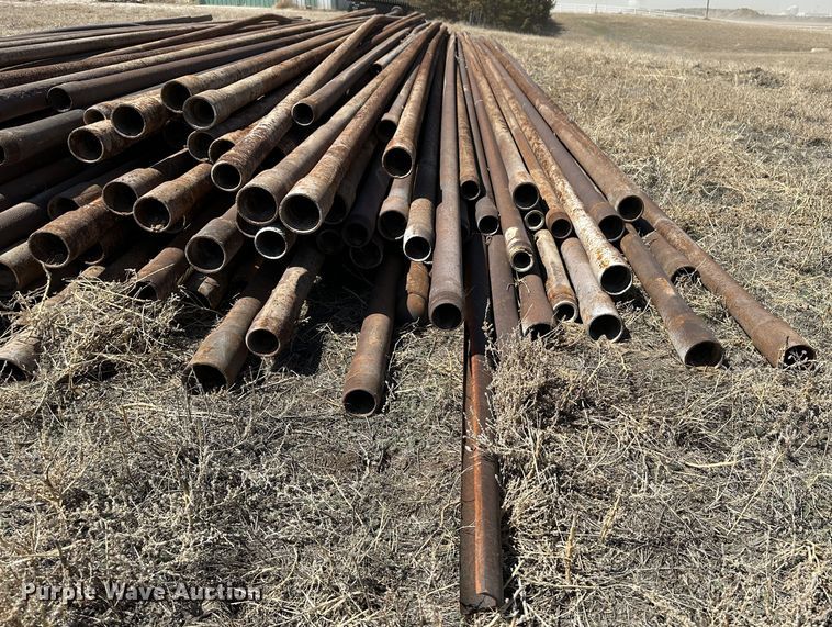 image for item LT9291 Approximately 150 joints of 2 3/8" oilfield pipe