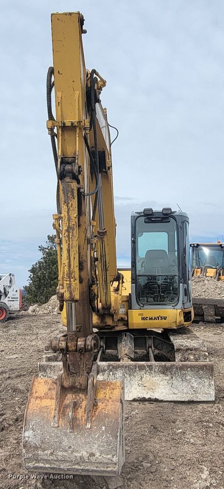 image for item LV9349 Komatsu PC78MR-6  mini excavator