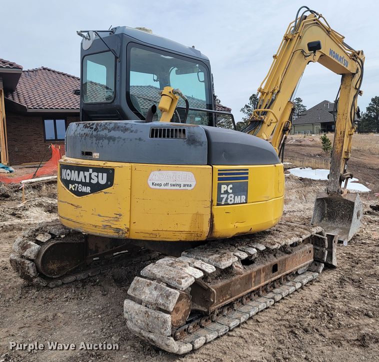image for item LV9349 Komatsu PC78MR-6  mini excavator