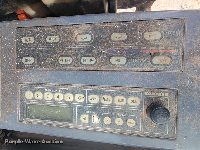 image for item LV9349 Komatsu PC78MR-6  mini excavator