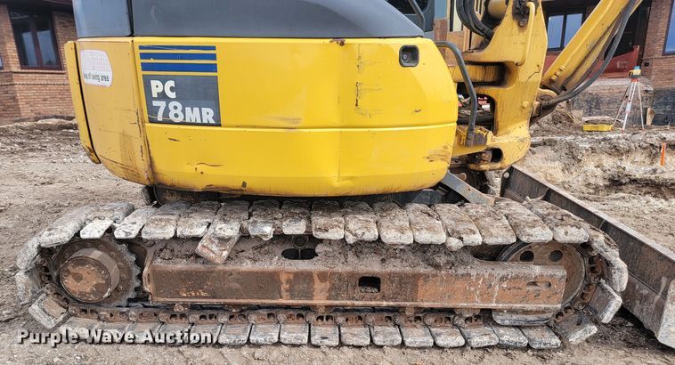 image for item LV9349 Komatsu PC78MR-6  mini excavator