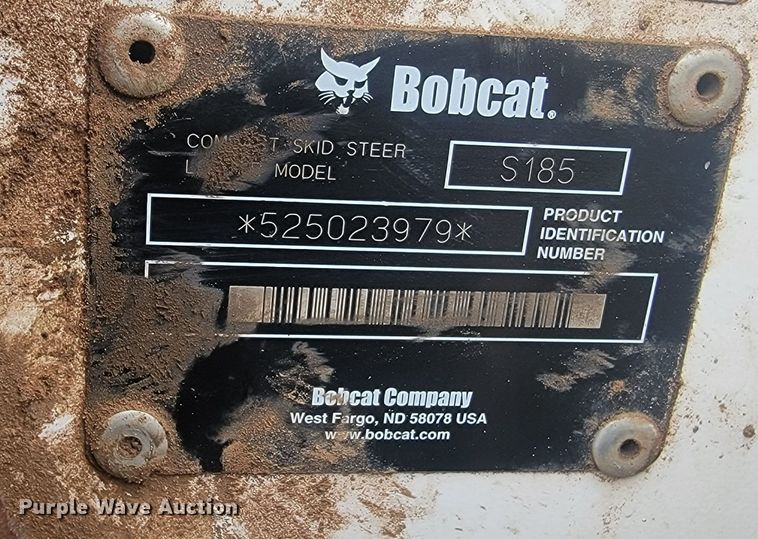 image for item LV9387 2005 Bobcat S185  skid steer loader