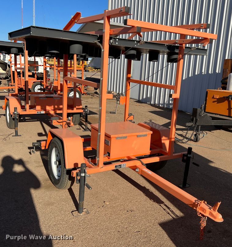 image for item LW9276 2008 K&K Systems  arrow board trailer