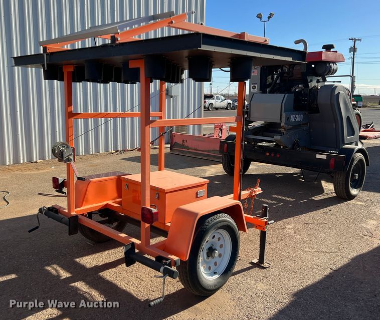 image for item LW9276 2008 K&K Systems  arrow board trailer