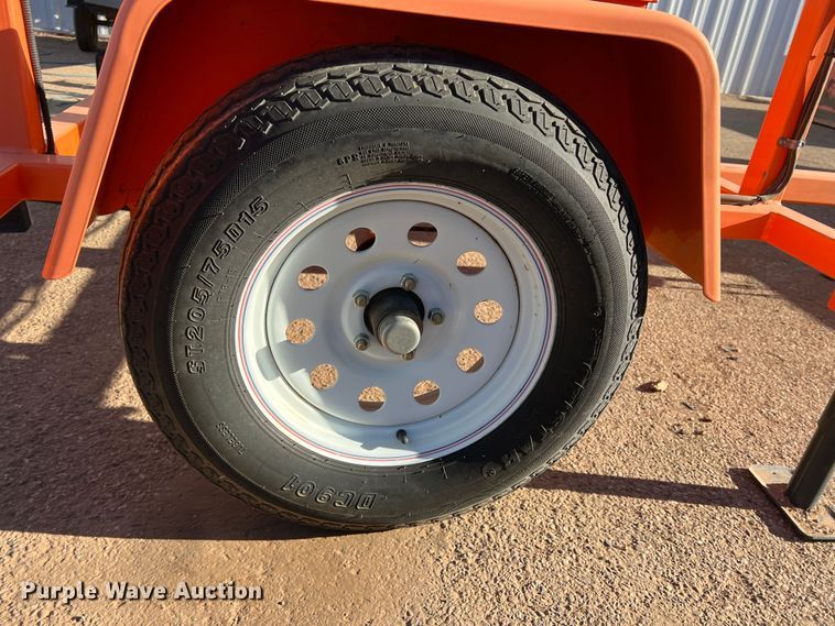 image for item LW9276 2008 K&K Systems  arrow board trailer