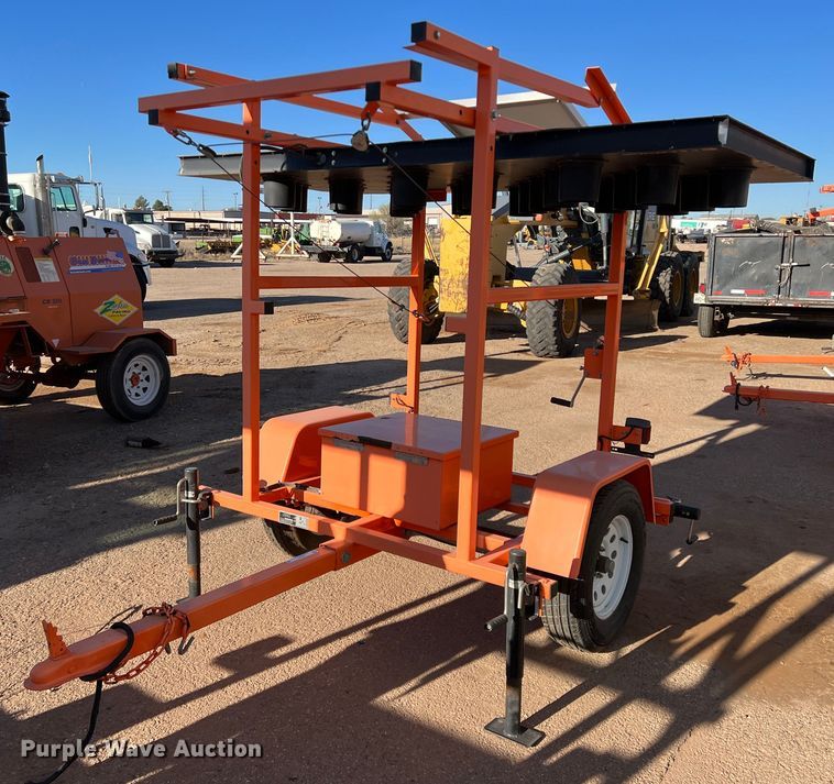 image for item LW9277 2008 K&K Systems  arrow board trailer