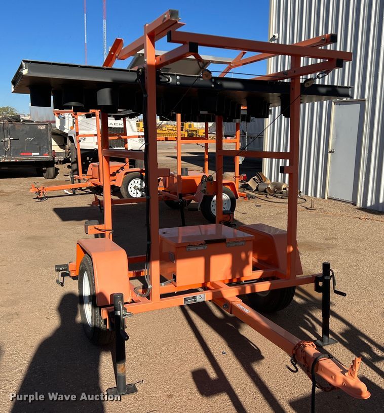 image for item LW9277 2008 K&K Systems  arrow board trailer