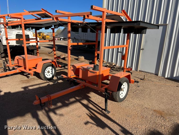 image for item LW9278 2008 K&K Systems  arrow board trailer