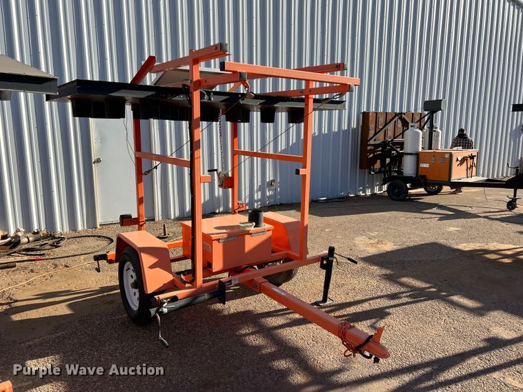 image for item LW9278 2008 K&K Systems  arrow board trailer