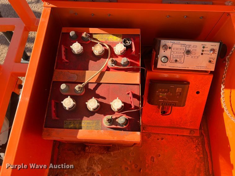 image for item LW9278 2008 K&K Systems  arrow board trailer