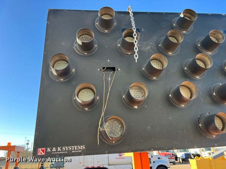 image for item LW9278 2008 K&K Systems  arrow board trailer